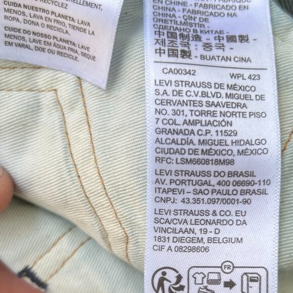 Levi’s Blue Tab Japanese Selvedge Plank Straight Fit Jeans - Picture 15 of 16